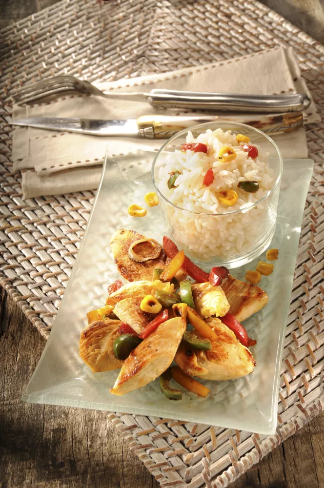 recette Chili verde (poulet au citron et au maïs)