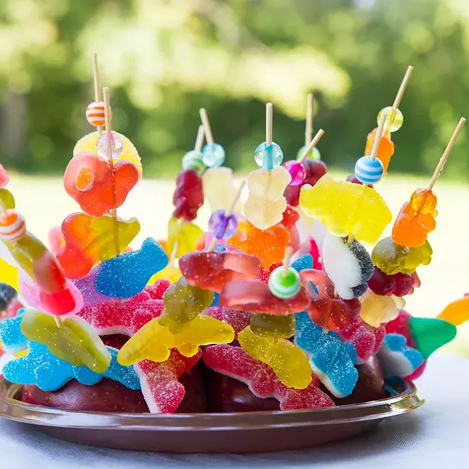 Recette de Brochettes de bonbons