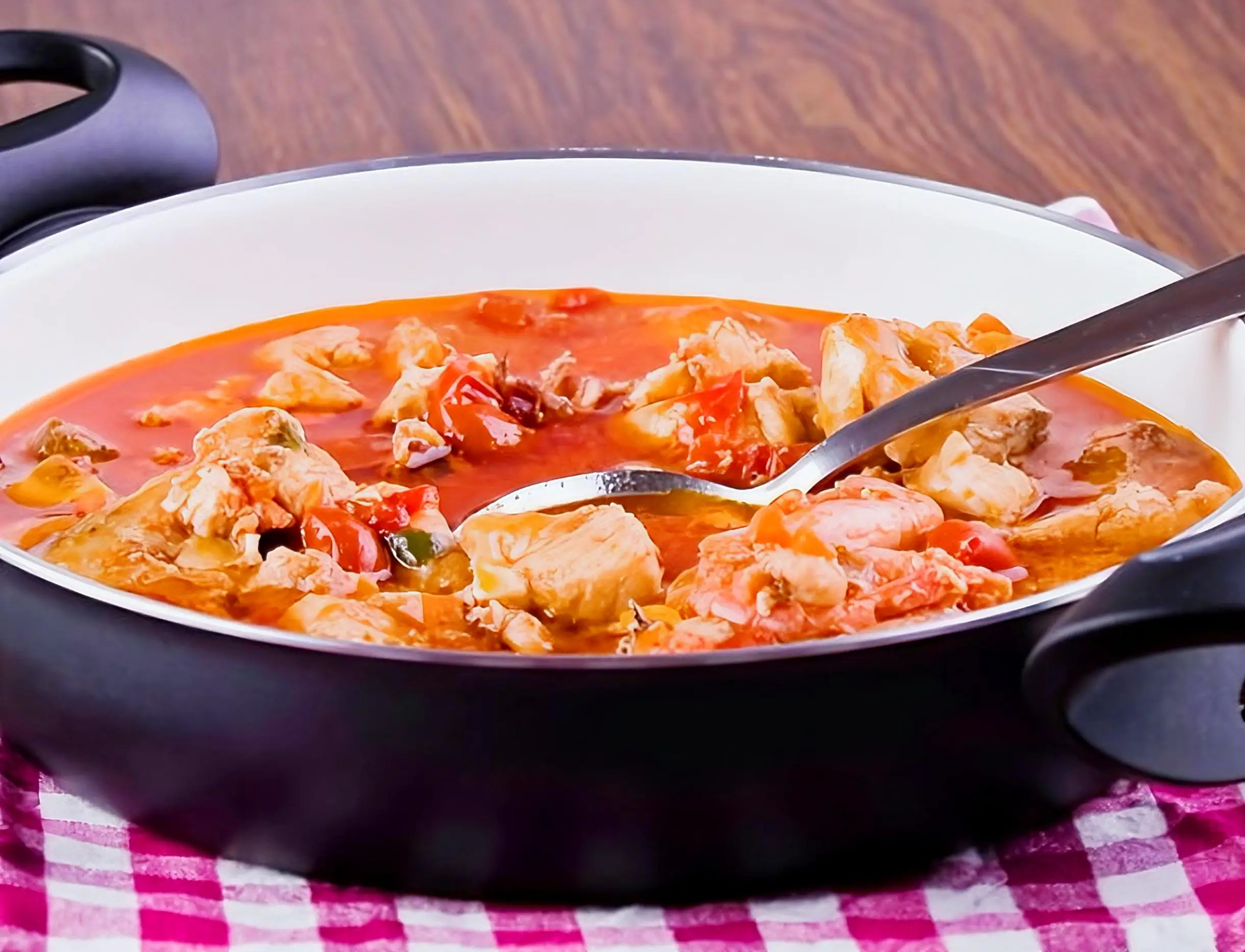 recette Lotte à l'armoricaine au Cookeo