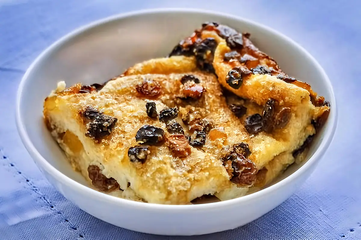 Pudding au pain (végétalien)