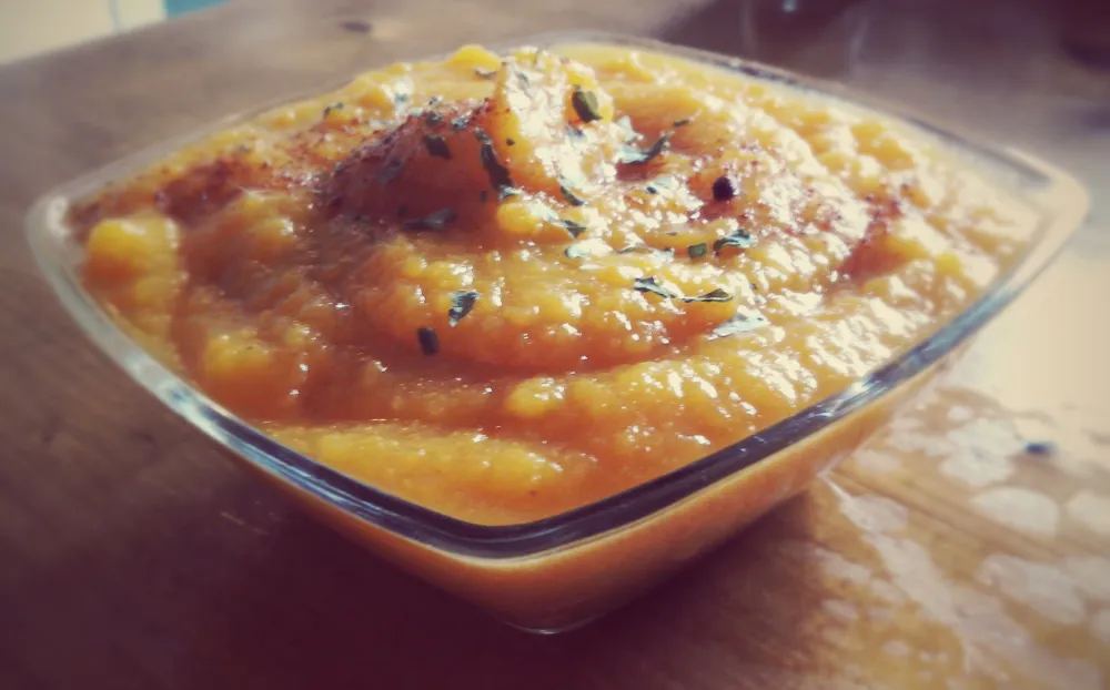 Verrine carotte au curcuma