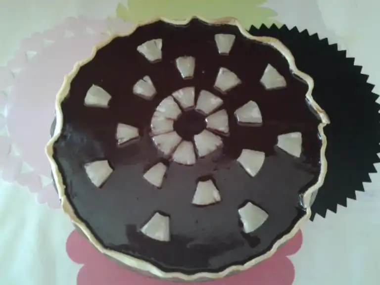 Tarte duo chocolat ananas