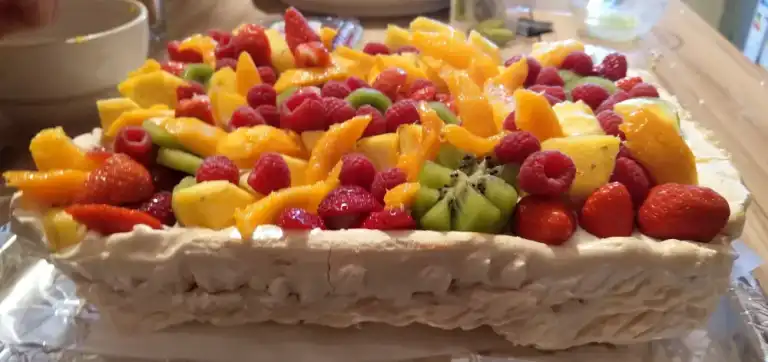 Gâteau meringué Pavlova