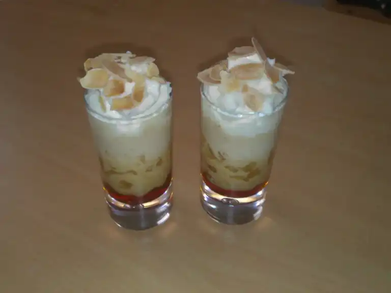 Verrines façon tarte tatin