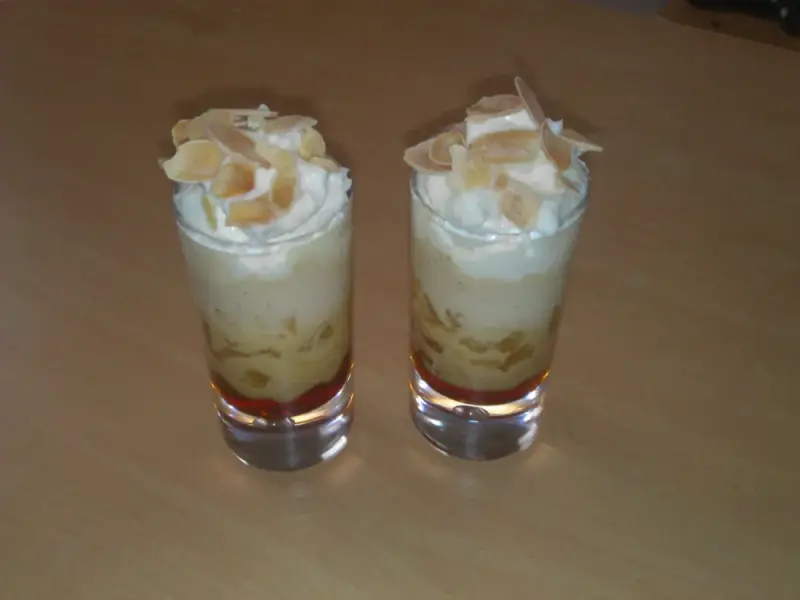 Verrines façon tarte tatin