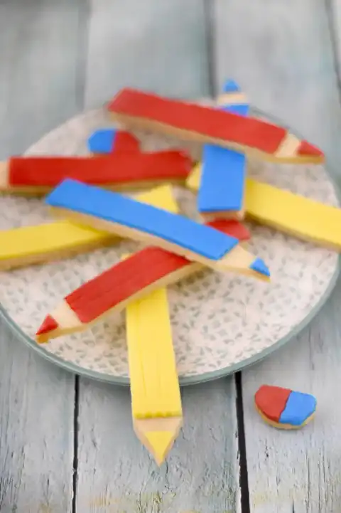 Les sablés crayons de la rentrée