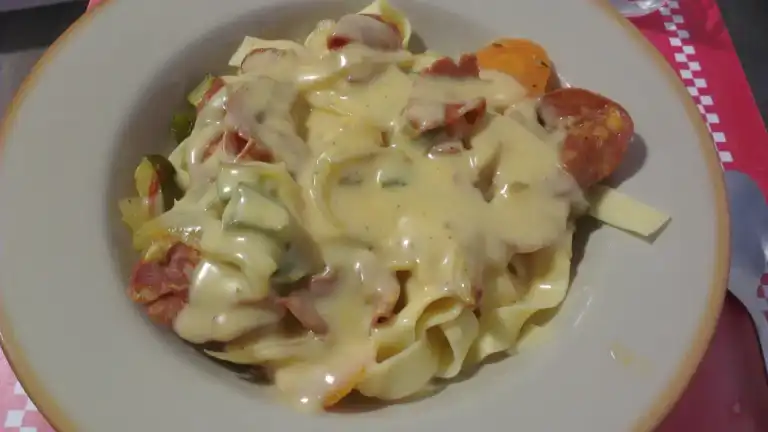 Tagliatelles fraîches au chorizo et légumes d'été