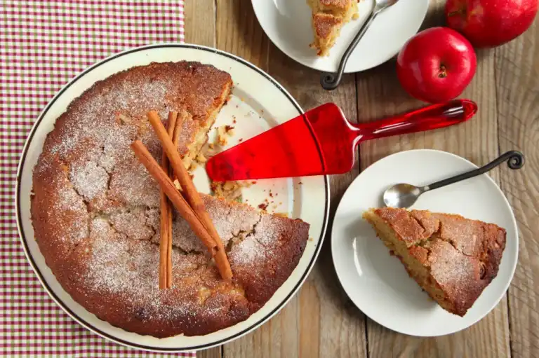 Gâteau sans oeufs aux pommes