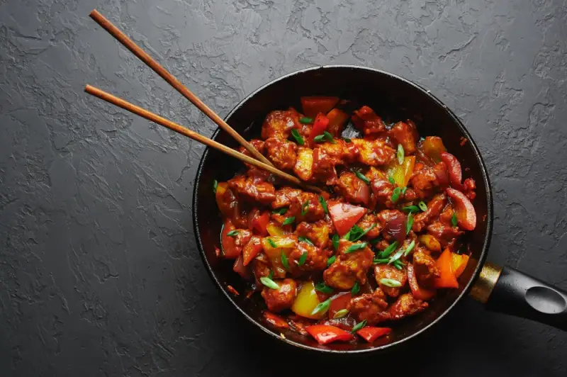 Fricassée de dinde aux tomates et poivrons au Cookeo