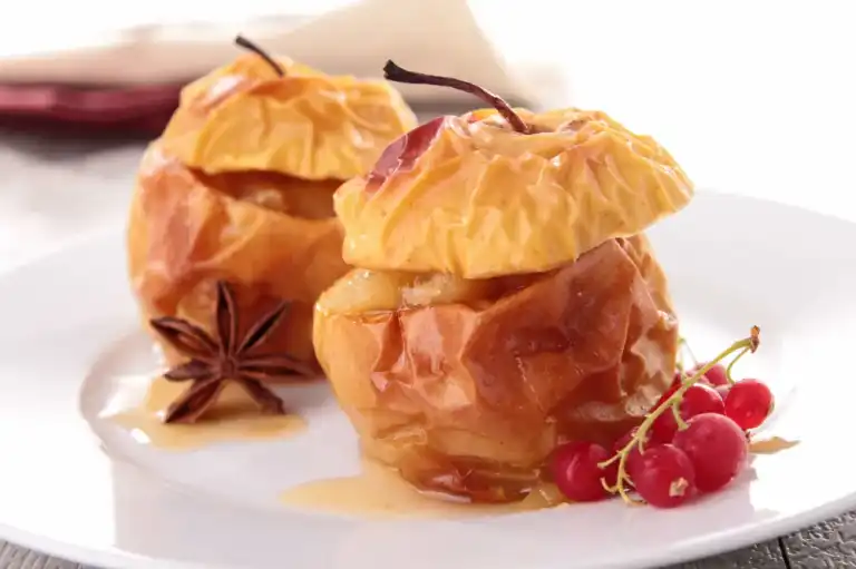 Pommes au four sauce à l'orange