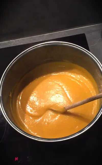 Soupe de potimarron épicée