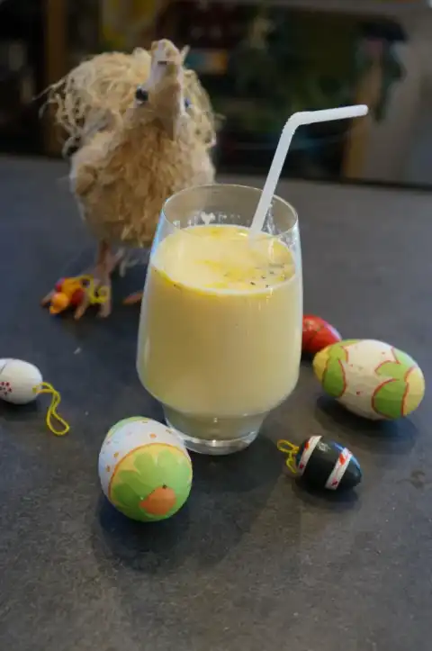 Lait de poule au miel