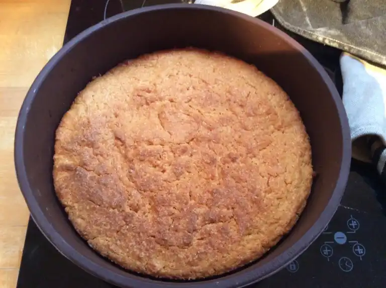 Gâteau au yaourt à la pêche sans oeufs