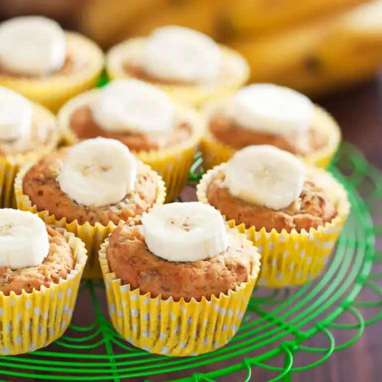 Muffins bananes et noix