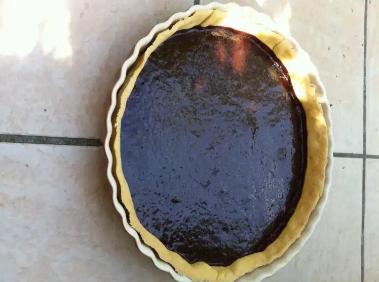 Tarte fondante au chocolat