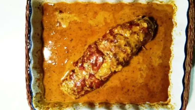 Filet mignon farci aux tomates séchées et pignons