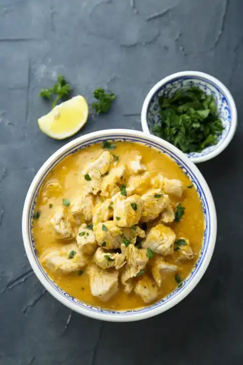 Poulet curry et oignons facile au Cookeo