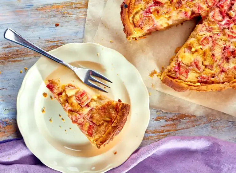 Tarte à la rhubarbe