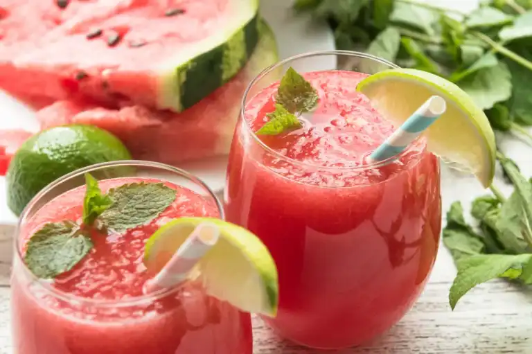Smoothies pastèque - menthe