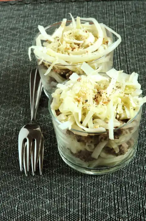 parmentier de chou (poisson ou viande)