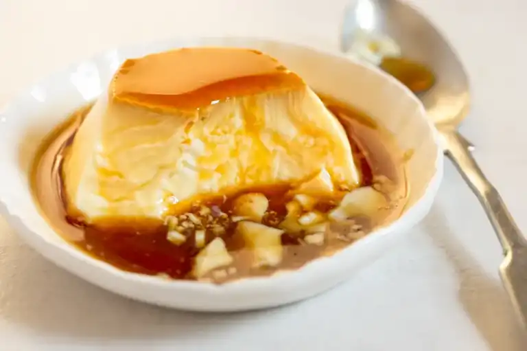 Flan aux oeufs maison au Cooking Chef