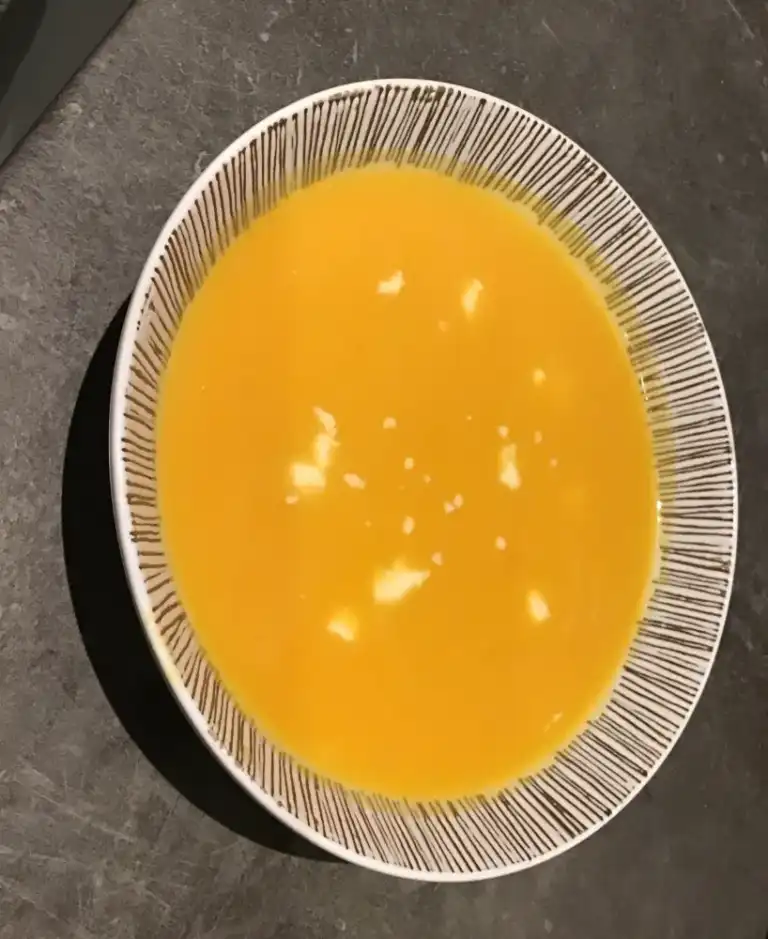 Soupe de courge au roquefort