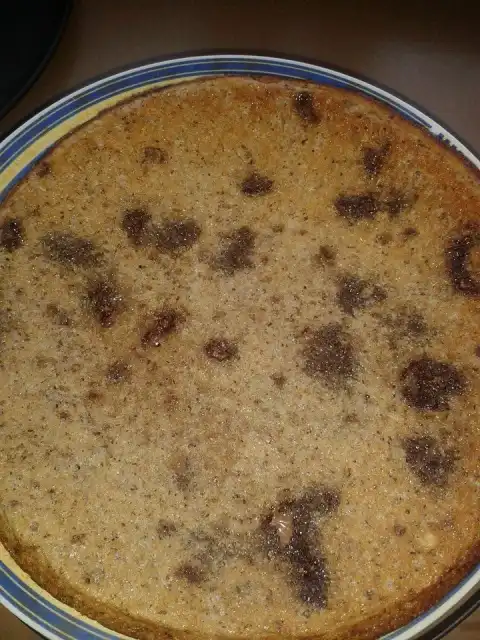 Gâteau fromage blanc et poudre de noisettes