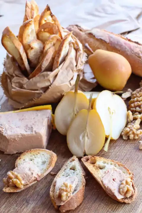 Toast au foie gras et champignons