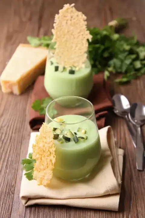 Soupe de courgettes