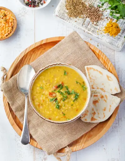 Soupe de lentilles corail