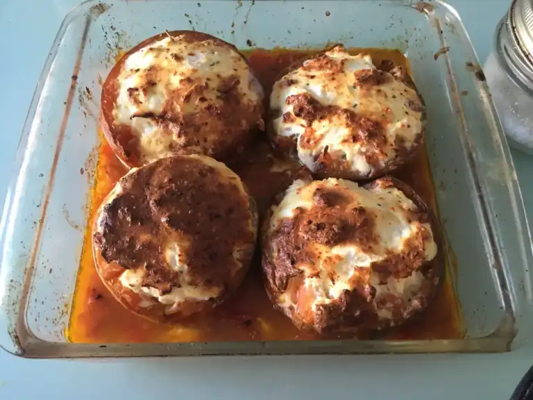 Tomates soufflées à la ricotta