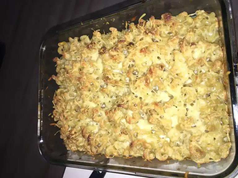 Gratin de pâtes au boursin