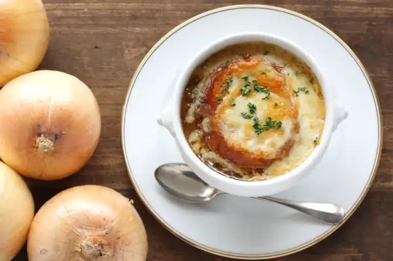 Gratin d'oignons rapide