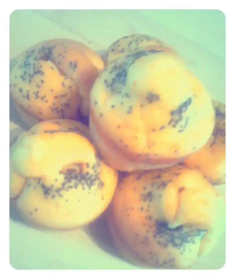 Muffins au pastis fourrés au chocolat blanc