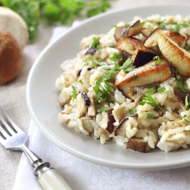 Risotto aux champignons au Monsieur Cuisine