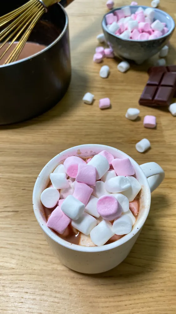 Chocolat chaud à la guimauve