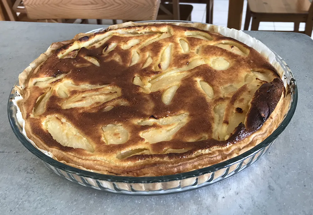 Tarte aux poires fondantes