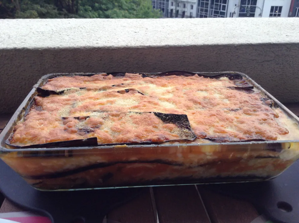 Lasagne aubergine-risotto