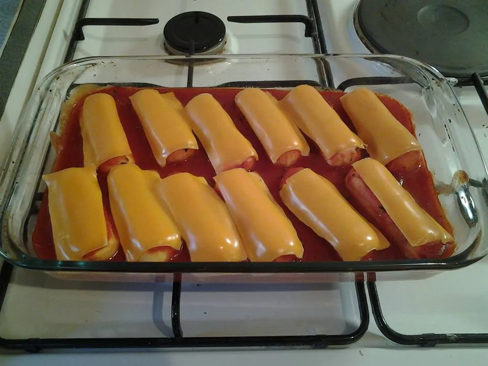 Gratin de quenelles à la tomate