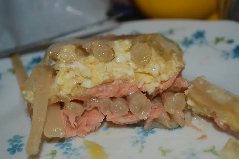 Terrine de saumon aux asperges