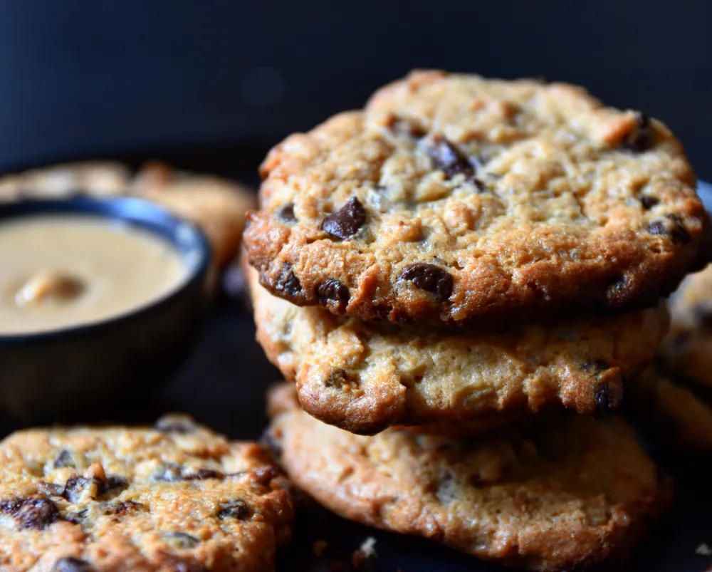 Les cookies au beurre de cacahuète des Goûters dAude