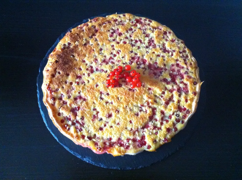 Tarte coco / groseilles