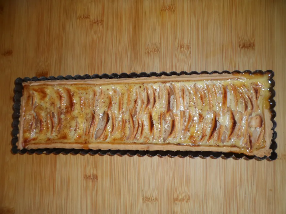 Tarte aux pommes à lalsacienne/Apfelkuche