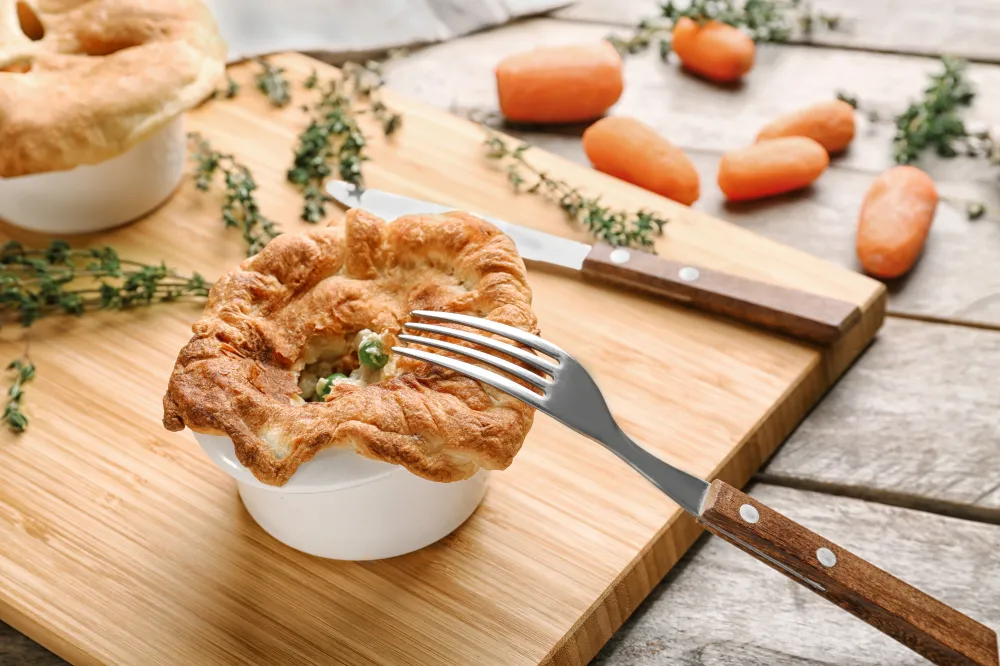 Tourte saumon carottes