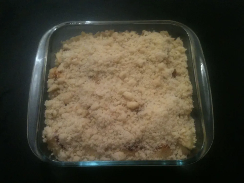 Crumble-Tatin aux pommes