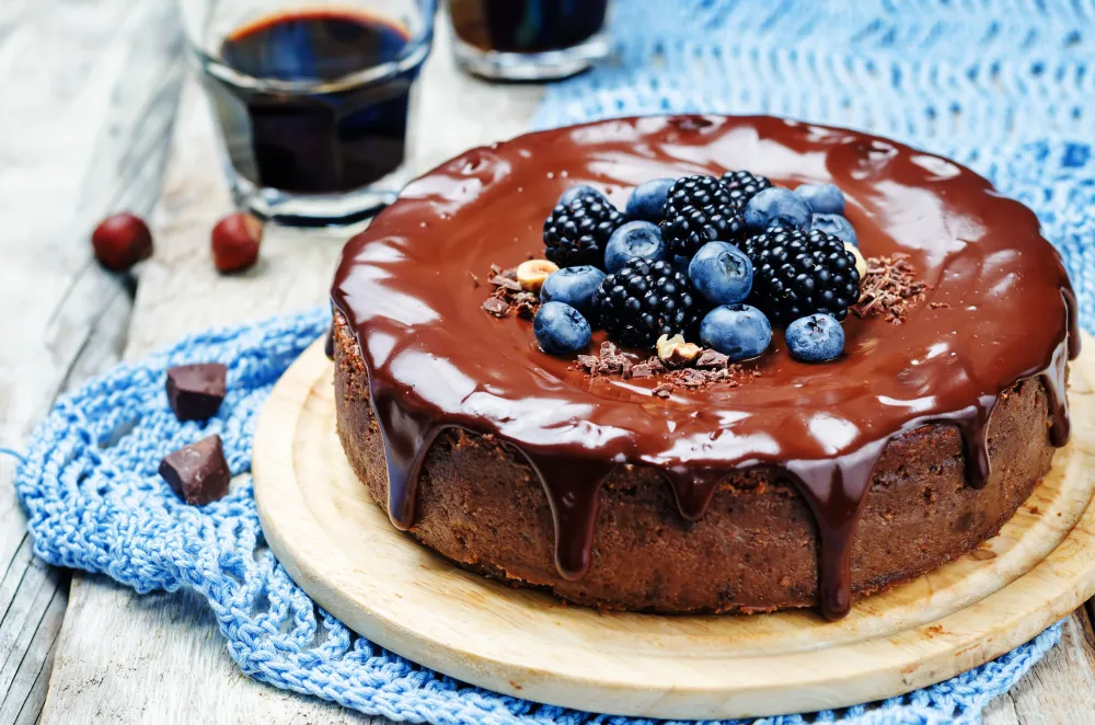 Cheesecake au chocolat noir