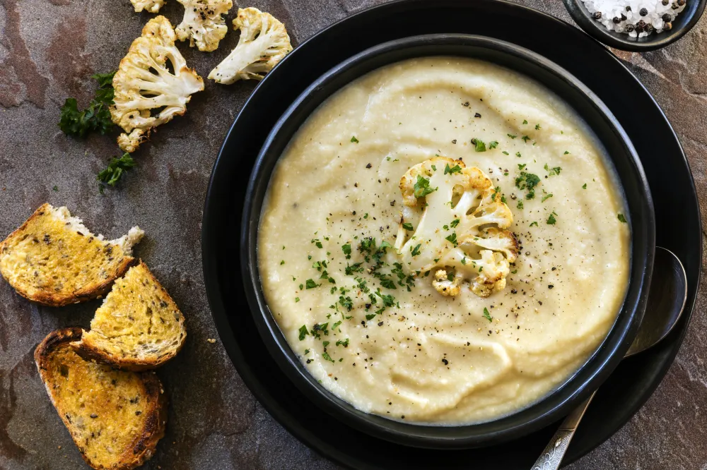 Velouté de chou-fleur au Monsieur Cuisine