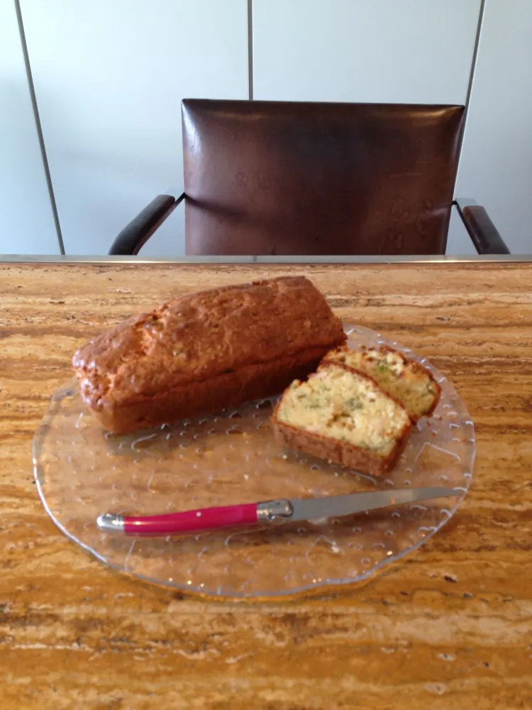 Cake salé jambon ciboulette