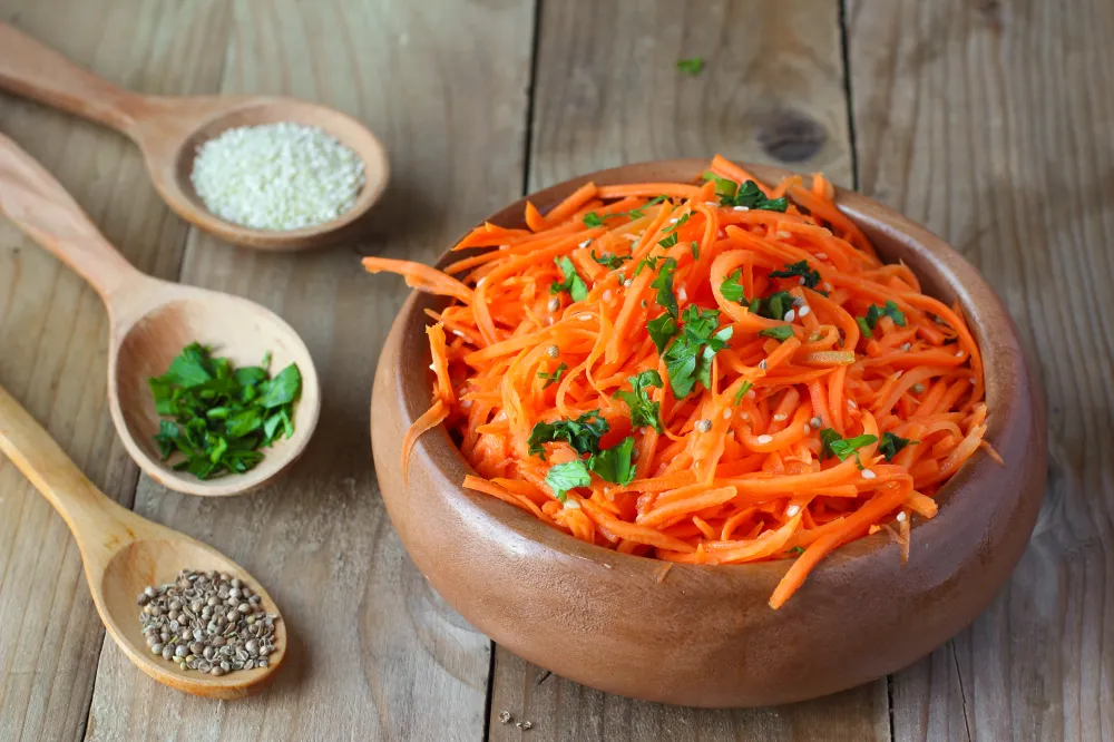 Vinaigrette pour carottes râpées