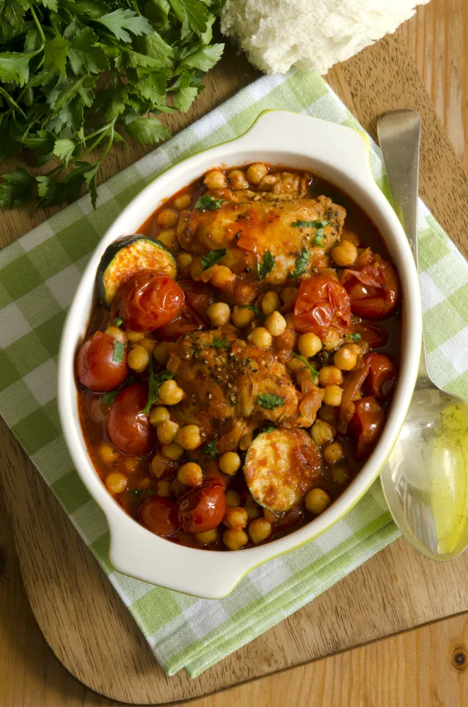 Tajine de poulet à la marocaine au Cooking Chef